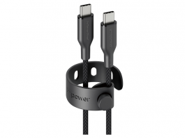 empower by PanzerGlass 60W USB-C 1.2m-es töltőkábel (EM92155) asztrofekete